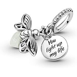 925 Silver Glow in the Dark Firefly Charm